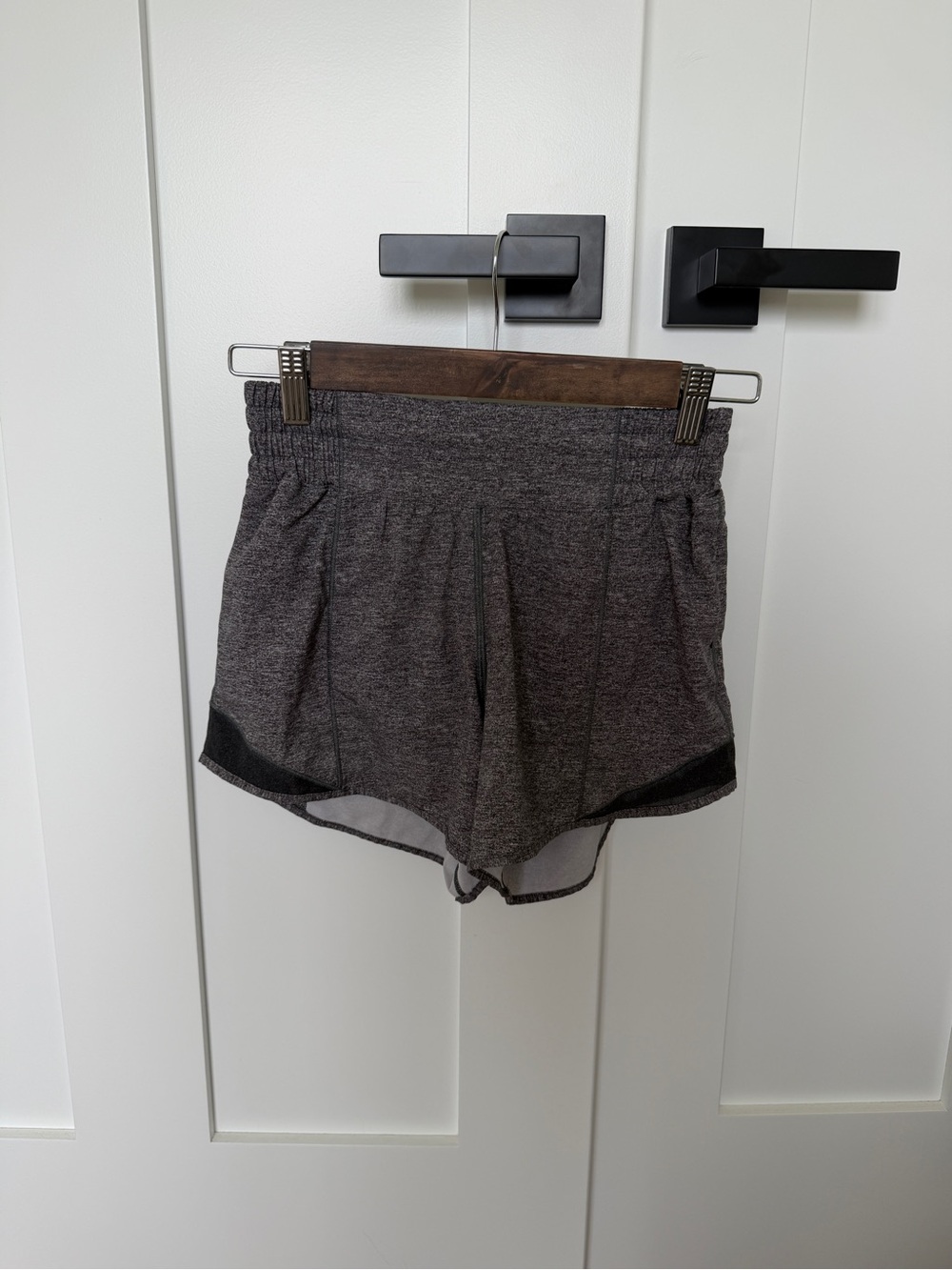 Lululemon gray hotty hot shorts